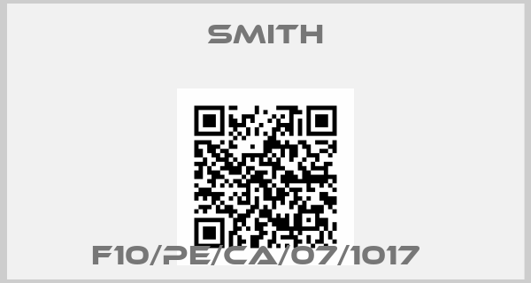 Smith-F10/PE/CA/07/1017  