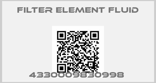 Filter Element Fluid-4330009830998 