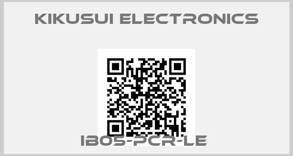 Kikusui Electronics-IB05-PCR-LE 