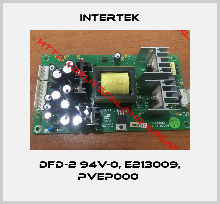 Intertek-DFD-2 94V-0, E213009, PVEP000 