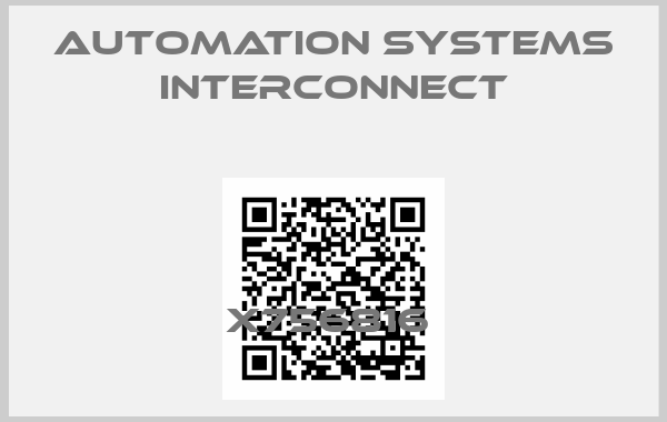 Automation Systems Interconnect-X756816 