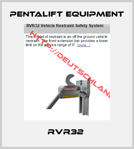 Pentalift Equipment-RVR32 