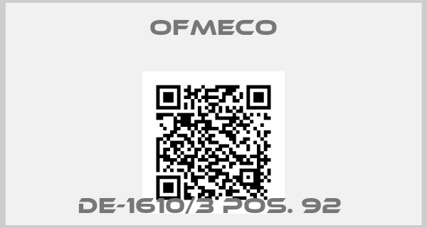 Ofmeco-DE-1610/3 pos. 92 