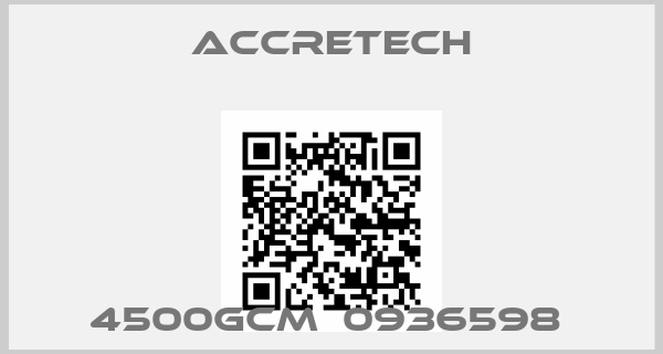 ACCRETECH-4500GCM  0936598 