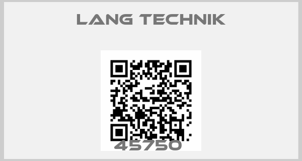 Lang Technik-45750 