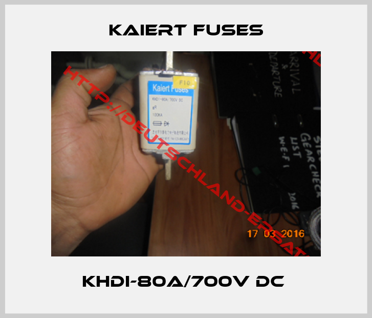 Kaiert Fuses-KHDI-80A/700V DC 