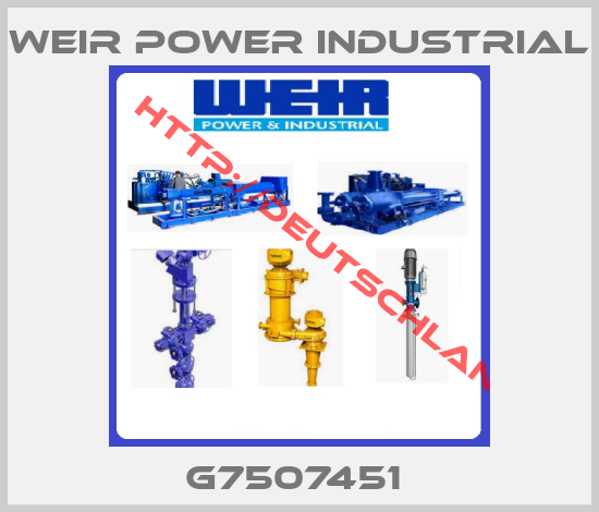 Weir Power industrial-G7507451 