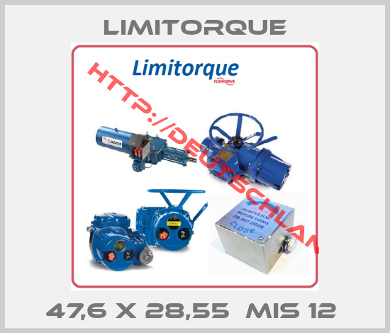 Limitorque-47,6 X 28,55  MIS 12 