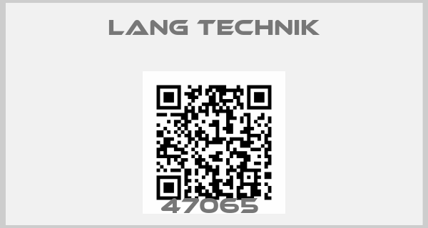 Lang Technik-47065 