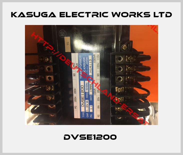 KASUGA ELECTRIC WORKS LTD-DVSE1200 