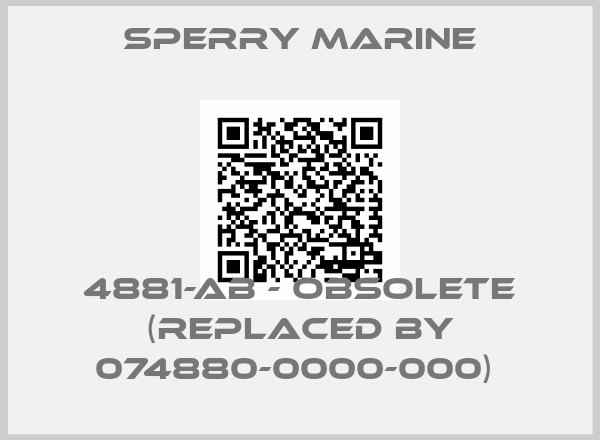 Sperry marine-4881-AB - OBSOLETE (REPLACED BY 074880-0000-000) 