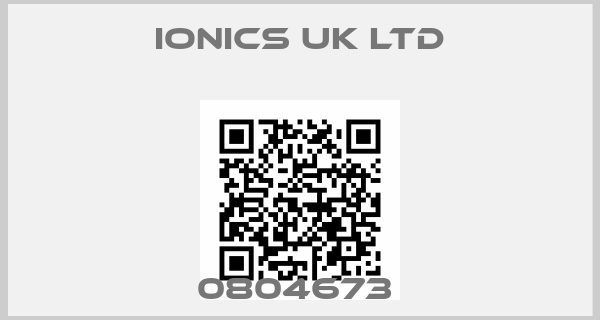 Ionics UK Ltd-0804673 