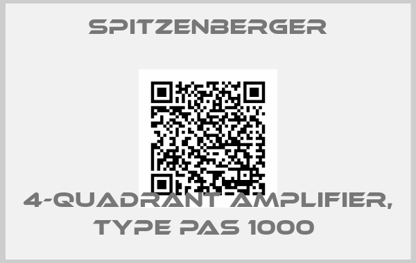 Spitzenberger-4-QUADRANT AMPLIFIER, TYPE PAS 1000 