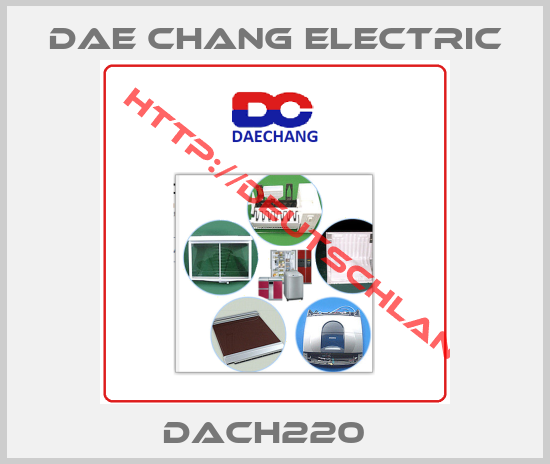 Dae Chang Electric-DACH220  