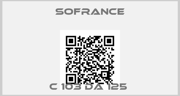 Sofrance-C 103 DA 125 