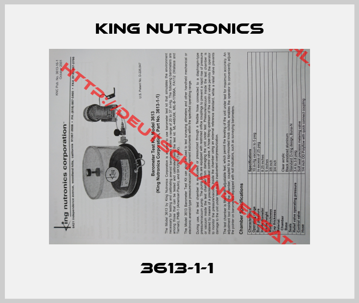 King Nutronics-3613-1-1 