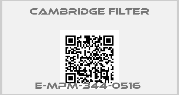 Cambridge Filter-E-MPM-344-0516 