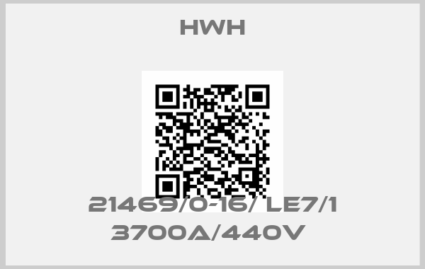 HWH-21469/0-16/ LE7/1 3700A/440V 