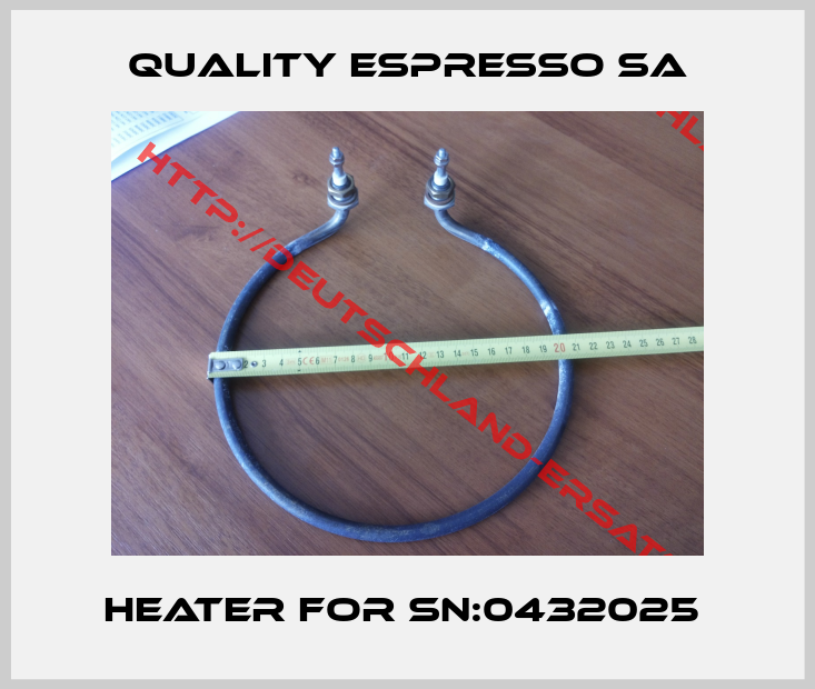 Quality Espresso SA-Heater for SN:0432025 
