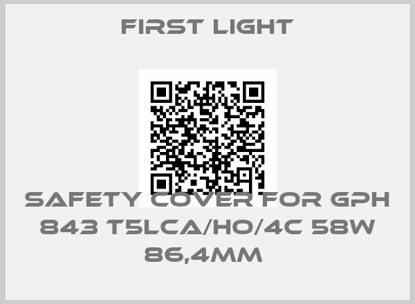 FIRST LIGHT-Safety Cover For GPH 843 T5LCA/HO/4C 58W 86,4MM 