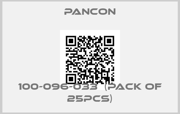 Pancon-100-096-033  (pack of 25pcs)