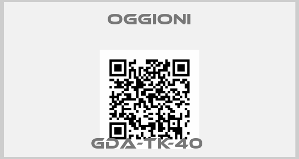 OGGIONI-GDA-TK-40 