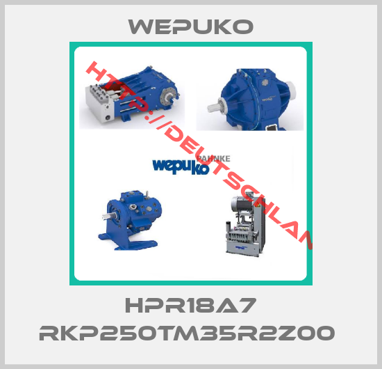 Wepuko-HPR18A7 RKP250TM35R2Z00 