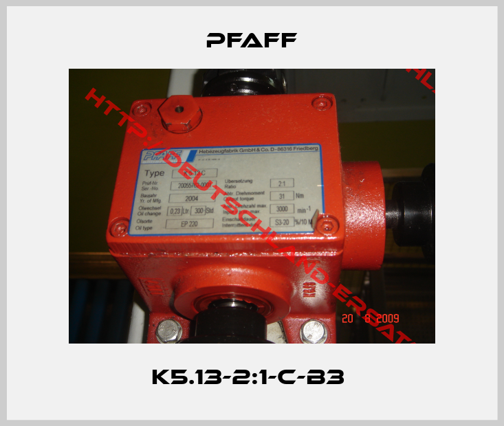 Pfaff-K5.13-2:1-C-B3 