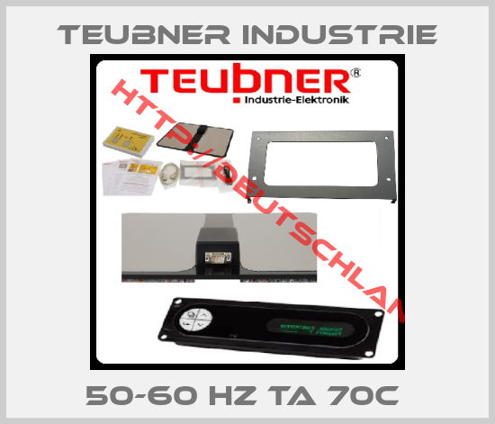 Teubner Industrie-50-60 HZ TA 70C 