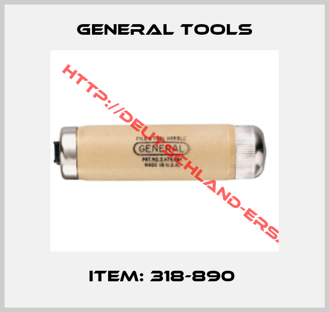 General Tools-Item: 318-890 