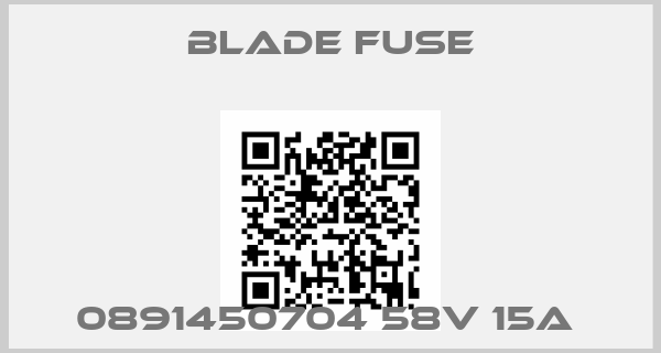 BLADE FUSE-0891450704 58V 15A 