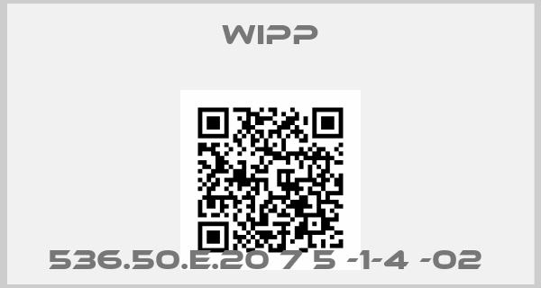 Wipp-536.50.E.20 7 5 -1-4 -02 