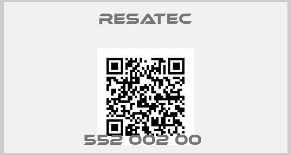 Resatec-552 002 00 
