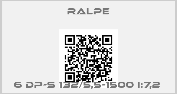 Ralpe-6 DP-S 132/5,5-1500 i:7,2 
