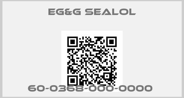 Eg&g Sealol-60-0368-000-0000 