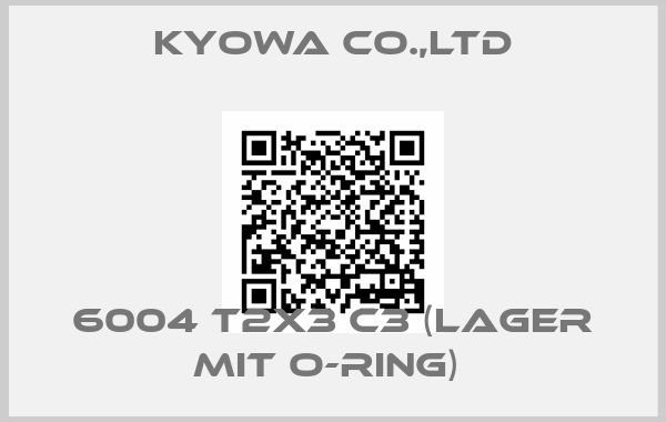 KYOWA CO.,LTD-6004 T2X3 C3 (LAGER MIT O-RING) 