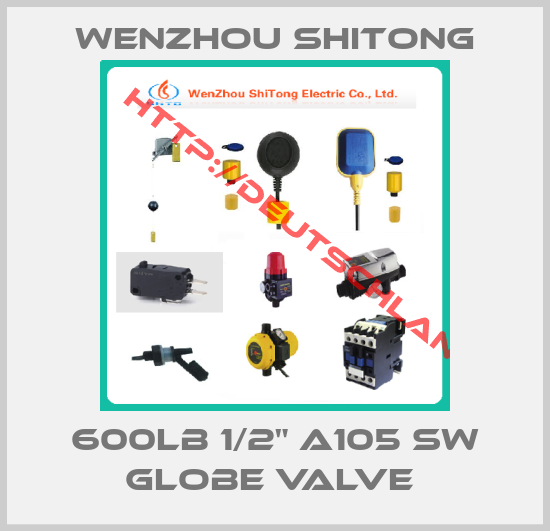 Wenzhou Shitong-600LB 1/2" A105 SW GLOBE VALVE 
