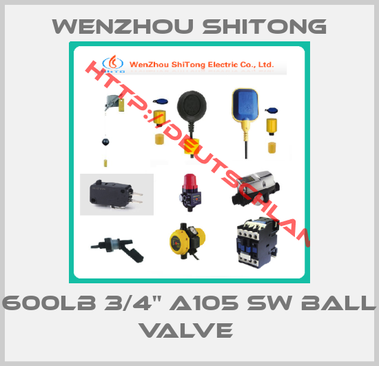 Wenzhou Shitong-600LB 3/4" A105 SW BALL VALVE 