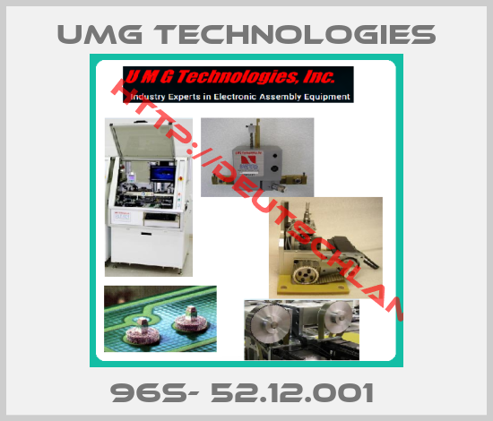 Umg Technologies-96S- 52.12.001 