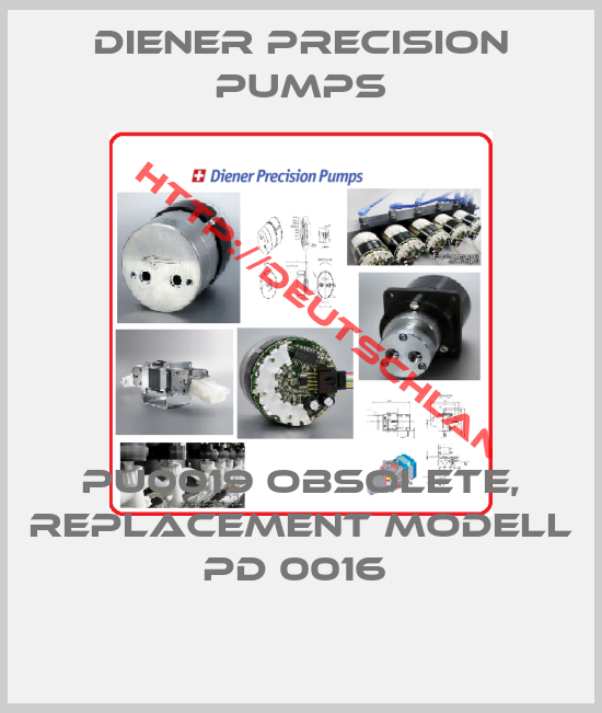 Diener Precision Pumps-PU0019 obsolete, replacement Modell PD 0016 