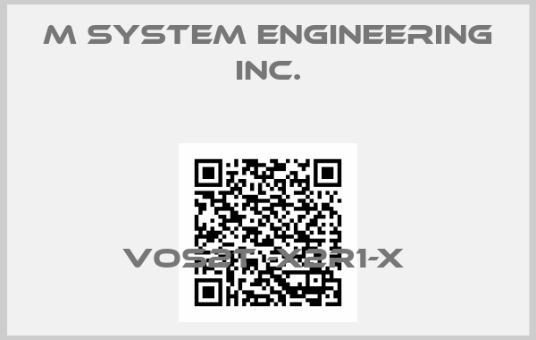 M System Engineering Inc.-VOS2T -X2R1-X 
