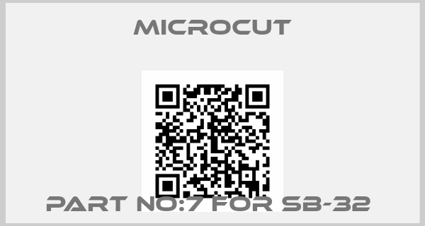 Microcut-PART NO:7 FOR SB-32 
