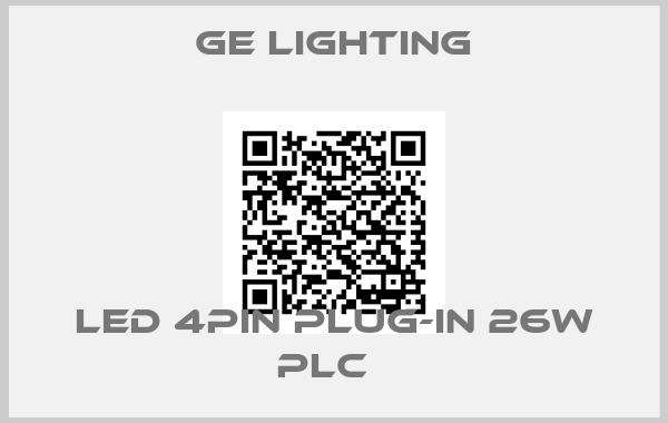 GE Lighting-LED 4PIN PLUG-IN 26W PLC  
