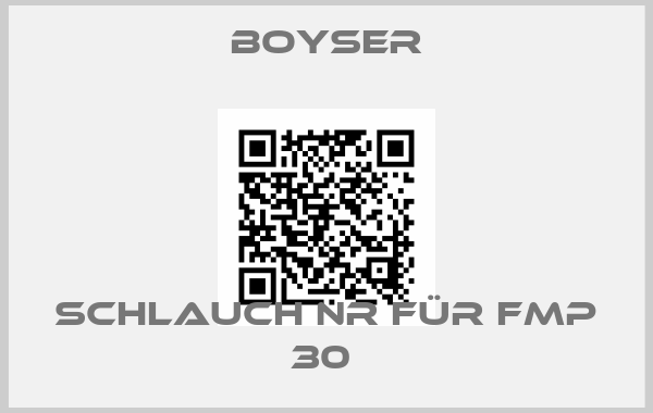 Boyser-SCHLAUCH NR FÜR FMP 30 