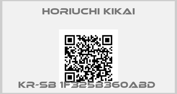 Horiuchi kikai-KR-SB 1F325B360ABD 