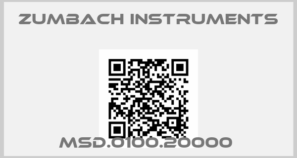 ZUMBACH instruments-MSD.0100.20000 