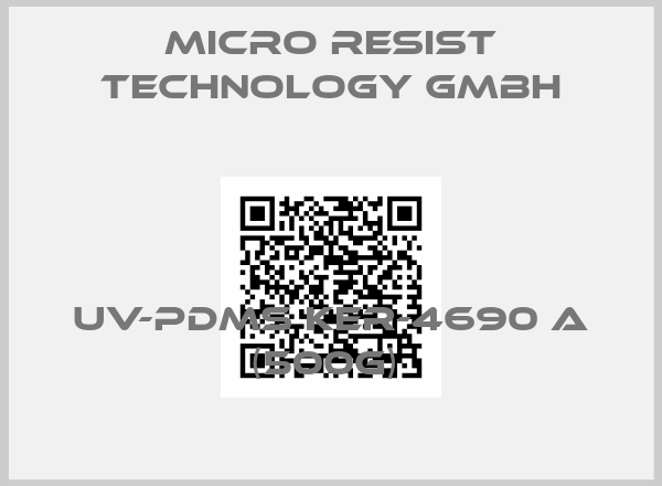 micro resist technology GmbH-UV-PDMS KER-4690 A (500g) 