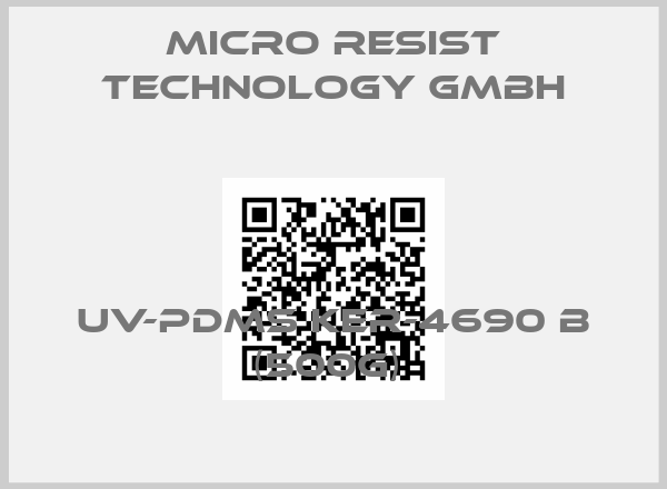 micro resist technology GmbH-UV-PDMS KER-4690 B (500g) 