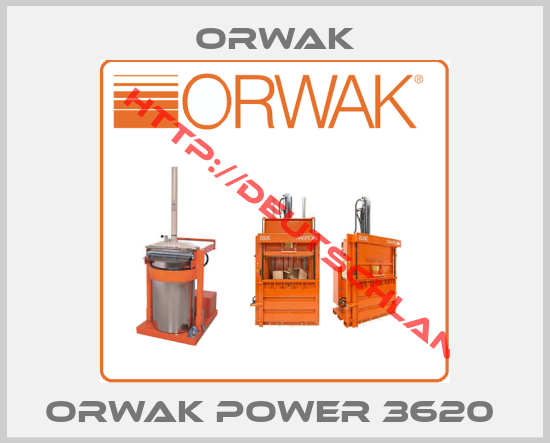 ORWAK-ORWAK POWER 3620 