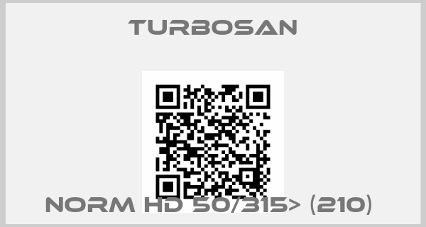 Turbosan-NORM HD 50/315> (210) 
